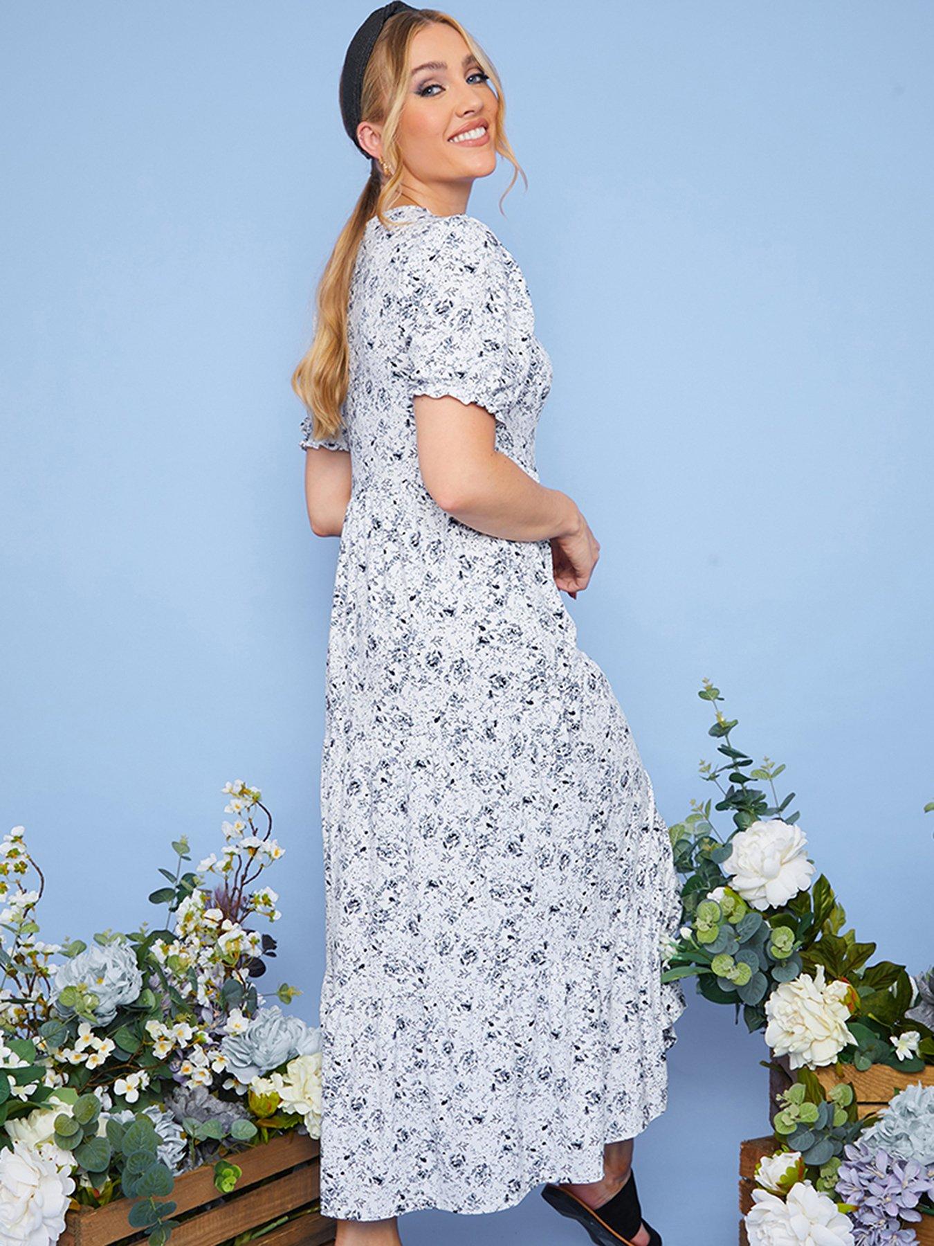 In The Style Stacey Solomon Blue Floral ...